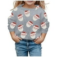 thumbnail image 1 of MIASHUI Chandail à Capuchon et Chandails en Molleton pour Filles Mode Décontractée de Noël Imprimé Chandail à Manches Longues Ample pour Printemps et Automne, 1 of 4