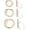 Yellow Gold, variant on Small Hoop Earrings Set, 3 Pack, 18K Yellow Gold