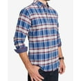 thumbnail image 3 of Weatherproof Mens Flannel Button Up Shirt, Blue, Small, 3 of 4