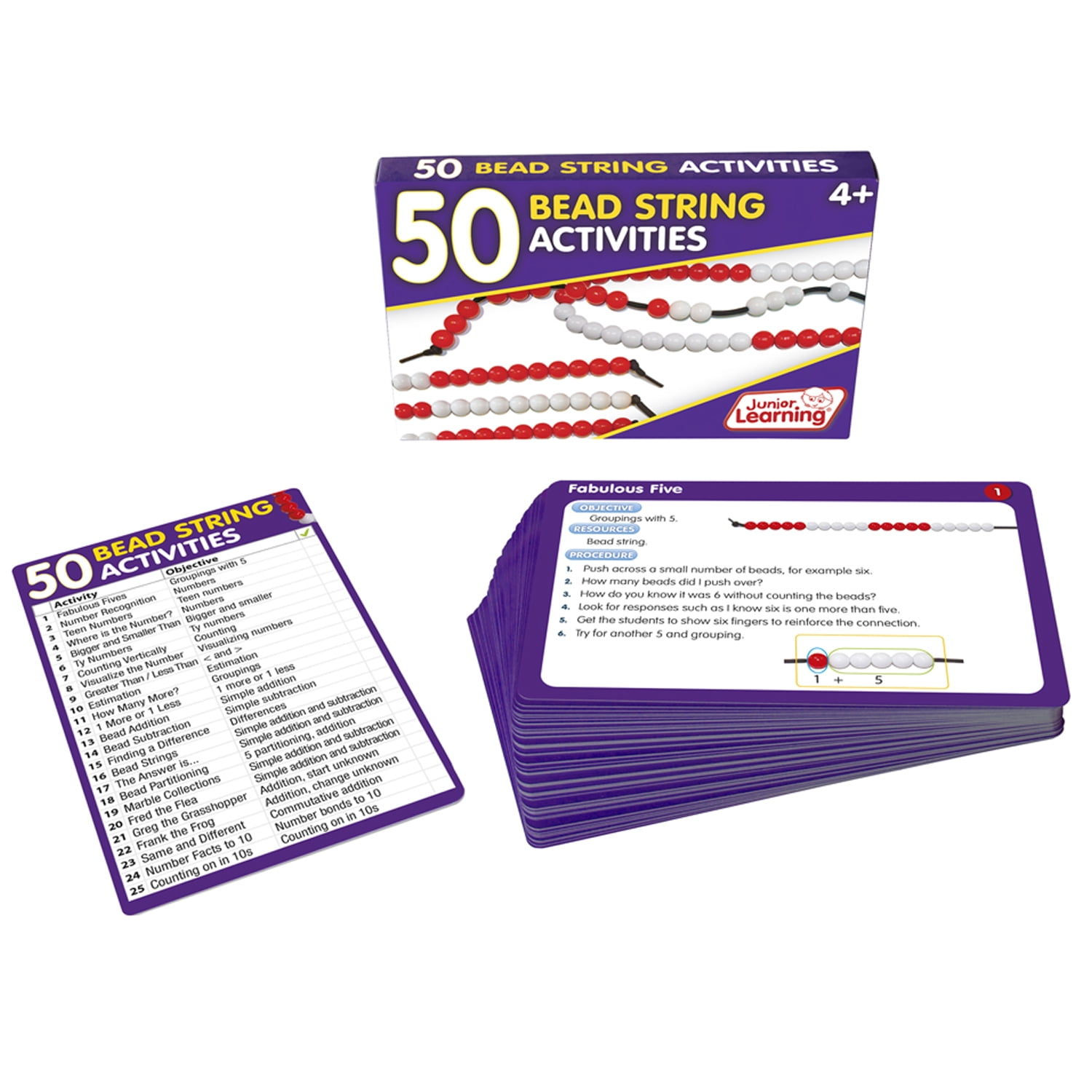 Junior Learning 50 Bead String Activities