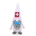 thumbnail image 1 of Adornos navideños para muñecas de enfermeras 2020, decoración navideña para el hogar, decoración navideña, regalos de Navidad, Feliz Año Kits de decoración para fiestas Blanco masculino Naiovety HA000990-02, 1 of 1