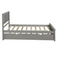 thumbnail image 6 of Platform Bed with Twin Size Trundle, Twin Size Frame, Gray (New), 6 of 9