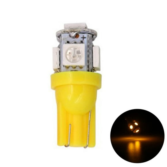 Lefu Ampoule de Voiture T10 5050 Largeur 5smd Plaque d'Immatriculation Lumière de Lecture 12V 1PCS