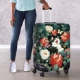 thumbnail image 4 of HELLHERO Breathable Luggage Cover for Travel Business Trip, Polyester Spandex Anti Fade Suitcase Cover, Cat and Floral, 4 of 7