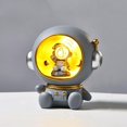 thumbnail image 1 of Astronaut Figurines Money Box Outer Space Action Figure Statue Night Light Spaceman Desktop Ornament Astronaut Party Children Gifts Home Decorations Gris B Soledad Estatua de astronauta de resina, 1 of 9