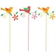 thumbnail image 1 of 3 estacas delicadas para jardín, decoración de pájaros, adorno de jardín, maceta de hierro colorida., 1 of 7
