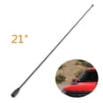 thumbnail image 4 of 2x Mástil de AM / FM para Coche con de material acero Inoxidable Negro de 21 Pulgadas Compatible con para Cola Antena de mástil de resorte, 4 of 8