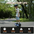 thumbnail image 5 of SIMATE Scooter for Kids Adults,Hoverboard with Colorful LED Light-Up Wheels, Bluetooth Speakers ,8.5 mph & 8.5 Miles,Safety Certification,Pink, 5 of 7