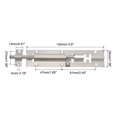 thumbnail image 2 of Unique Bargains Door Barrel Bolt Latch 6 Inch, 10 Pack Stainless Steel Security Latch Sliding Bolt, 2 of 5