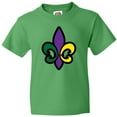 thumbnail image 3 of Inktastic Fleur De Lis Mardi Gras Holiday Youth T-Shirt, 3 of 5
