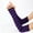 Black Purple, variant on Women Girls Warm Long Fingerless Gloves, Knitted Warm Arm Warmers, Super Soft Long Arm Sleeves for Women
