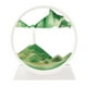 thumbnail image 2 of Fiudx Cuadro Artístico de Arena En Movimiento, Diseño de Arena Natural Que Fluye, Elegante Marco de Vidrio, Base Acrílica de Lujo, Decoración para El Hogar y La Oficina, Meditación y Relajación, Form, 2 of 4