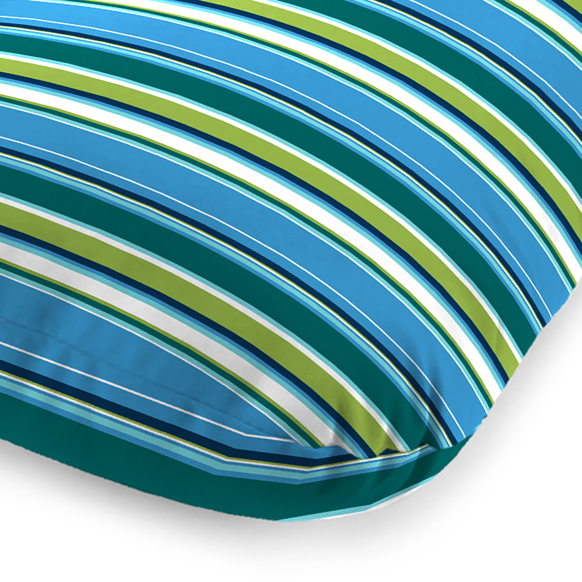 Jordan Manufacturing 74" x 22" Rectangular Outdoor Chaise Lounge Cushion with Ties and Hanger Loop