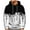 Black, variant on Men's Loose Fit Hoodie with Watercolor Print, Casual Long Sleeve Pullover Sweatshirt, Soft Brushed Fleece for Streetwear, Winter Comfort, Christmas Holiday Season,Black,L