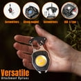 thumbnail image 5 of Survival Tool Fire Starter Emergency Light Carabiner Flashlight Multi Tool Screwdriver Whistle Bottle Opener Hiking Outdoor Father’s Day Gift For Dad Hunting Pocket Multi Use Stocking Stuffer, 5 of 7