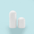 thumbnail image 2 of Colored Separated Gelatin Capsules Size 0 White/White CAPS ONLY (Box of 100,000), 2 of 3