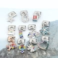 thumbnail image 4 of Hapiship-abalorio italiano de 9mm Con forma de corazón, estrella, Luna, unicornio, flor, búho, mariposa, abalorio, fabricación de joyería, DJ048, 4 of 4