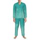 thumbnail image 3 of Balery Teal Turquoise1 Pijama para Hombre de Dos Piezas con Manga Larga, Conjunto de Dormir y Descanso Suave con Bolsillos-Small, 3 of 7