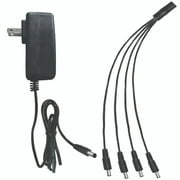 Night Owl 15V-1.6A Camera Power Adapter with 4-Way Power Splitter - Powers up to 4 Cameras