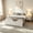 White, variant on AUU Queen Size Solid Pine Platform Bed with Adjustable Height Headboard & Reinforced Frame – Sturdy Wooden Bed Frame for Bedroom, Guest Room, or Apartment, No Box Spring Needed
