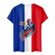 thumbnail image 4 of Women's Football Graphic T-Shirt,V-Neck Short Sleeve Graphic Print T-Shirt, Lightweight Summer Casual Soft Top for Everyday Wear for Soccer Tournament 2026 Vermilion Size: S, 4 of 4