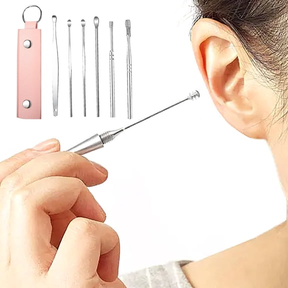 ZZERHUOO Stainless Steel Ear Pick For Ear Wax Removal And Ear Cleaning Hygiene With Multiple Spray on Wax And Rinse 303 Fabric Guard Marine Ammonia Solution Car Mats Efflorescence Remover Fabric for