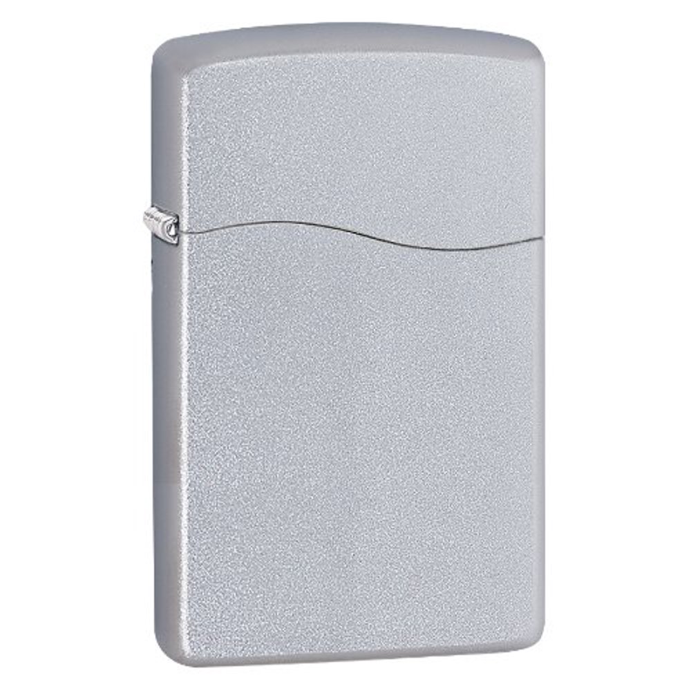 Zippo Butane Fueled Lighter, Dusted Chrome