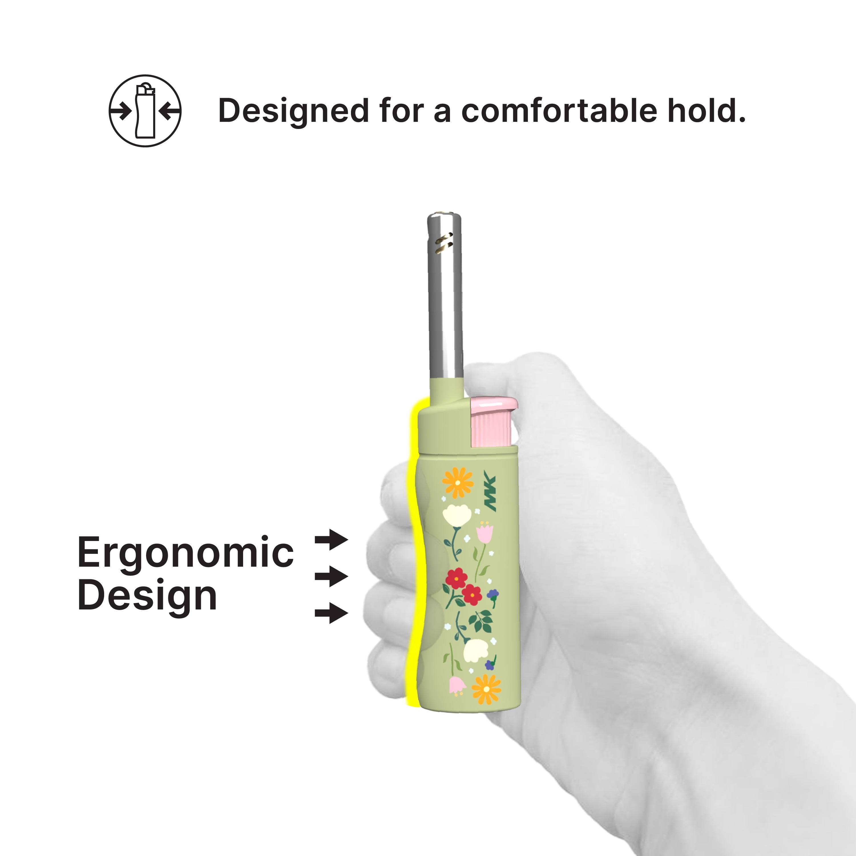M-K Windproof Butane Refillable Candle Lighters, 5-Pack