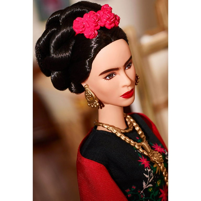 Barbie Inspiring Women Series Frida Kahlo Doll Iconic Fringe Shawl