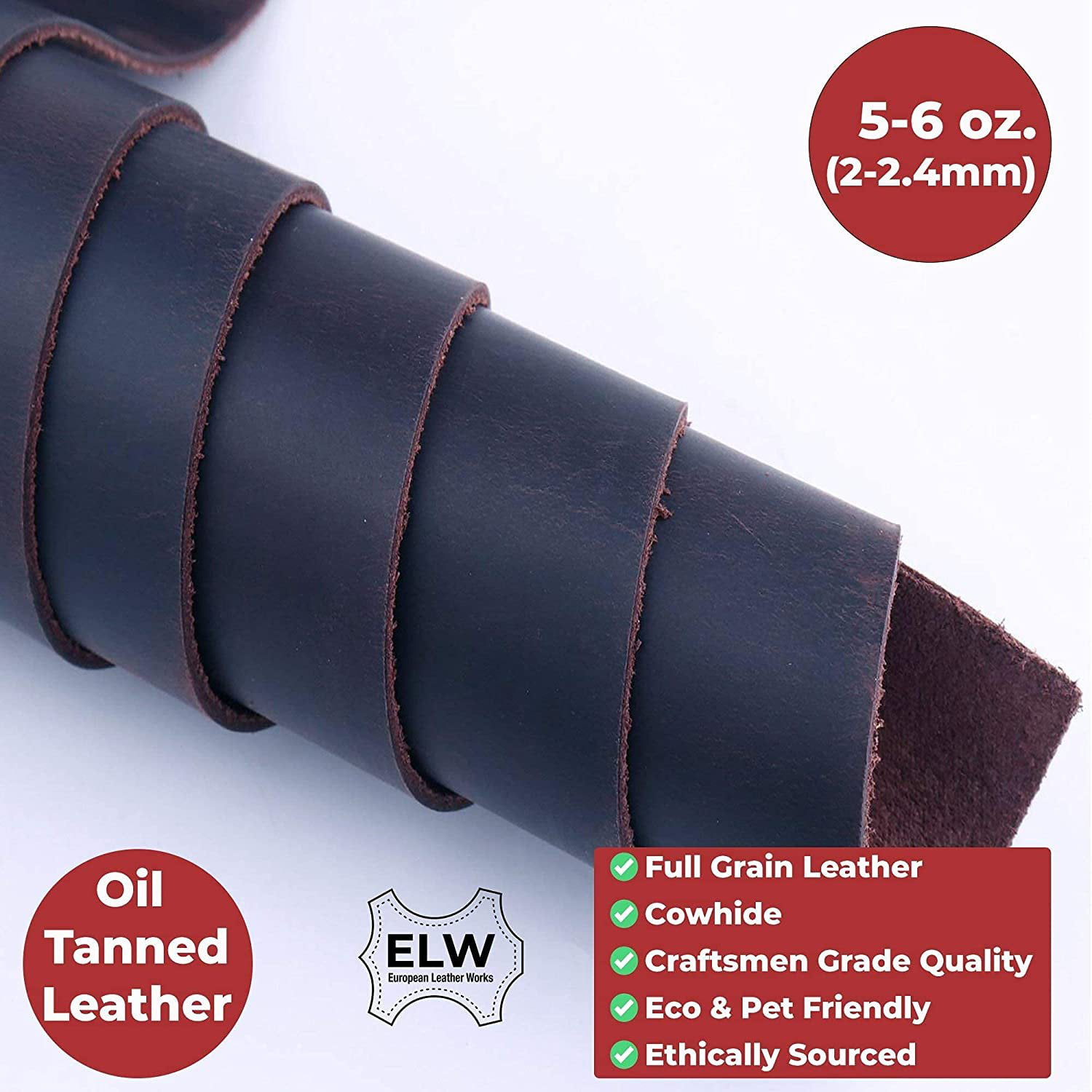 Italian Top quality Cow hide leather Smooth Matte Pink 5 Sq.Ft 2 oz 