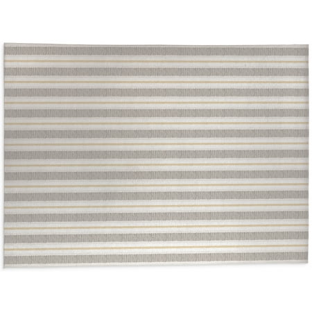 

Stripe Dots Brown Kitchen Mat by Kavka Designs