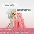 thumbnail image 5 of DaDa Bedding Luxury Blossom Pink Rose Buds Pink Sherpa Backside Faux Fur Throw Blanket (BL-171752), 5 of 10