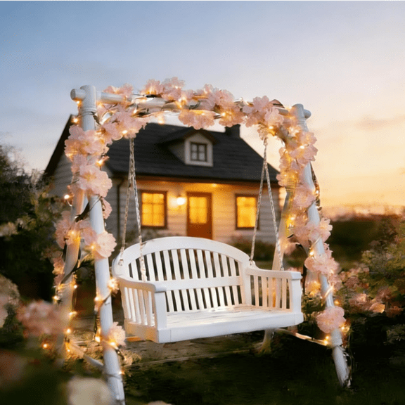 Cherry LED Tree Branch Lights for Wall, Cherry Blossom Willow Vine Twig Decor Garland, USB-Powered with 8 Lighting Modes,Christmas Decorations Indoor for Home Wall Door Window 1.8M 96LED