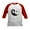 Red/White, variant on CafePress - Bike Ski Yin Yang Kids Baseball Jersey - Kids Cotton Baseball Jersey, 3/4 Sleeve Shirt