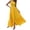 Yellow, variant on Antinious Womens Dresses for Party,Ladies Casual Beach Dress,Maxi Dresses for Women Solid Camis Sleeveless Round Neck Elasticity Flounce Dress,Yellow,M