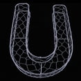 thumbnail image 3 of GROWTH TANK 23cm Rustic Iron Wire Alphabet Frame Pot Iron Plant Planter -, 3 of 9