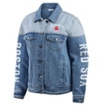 thumbnail image 2 of Women's WEAR by Erin Andrews  Boston Red Sox Full-Button Denim Jacket, 2 of 5