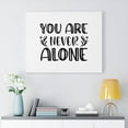 thumbnail image 2 of Scripture Walls Are Never Alone Bible Verse Canvas Christian Wall Art Ready to Hang Unframed, 2 of 16