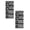 B*2, variant on 1 Pcs 0-9 Self-Adhesive Waterproof Number Decal, Adhesive Numbers for Mailbox and Door Weatherproof Self-Adhesive Vinyl Stickers for Easy Address Identification Black White Numerals for Trash Can
