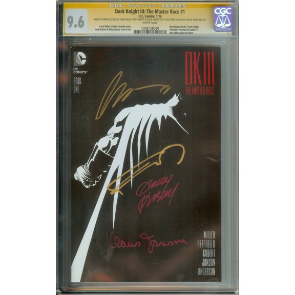 Dark Knight III: The Master Race #1 - CGC 9.6 Comic Book