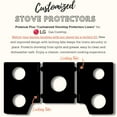 thumbnail image 2 of Stove Protector Liners Compatible with LG Stoves, LG Gas Ranges - Customized - Easy Cleaning Liners for LG Compatible Model LSCG367BD, 2 of 7