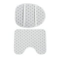 thumbnail image 4 of Bathroom Accessory Set - Non-Slip Bath Mat, Non-Slip Rug Mat, Toilet Lid Cover and Waterproof Shower Curtain with Rustproof Metal Roller Hooks, 4 of 4