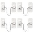 thumbnail image 1 of Refrigerator Lock 4 Pack Mini Fridge Locks For Kids No Drill Cabinet Lock With Keys Cupboard Lock C, 1 of 5