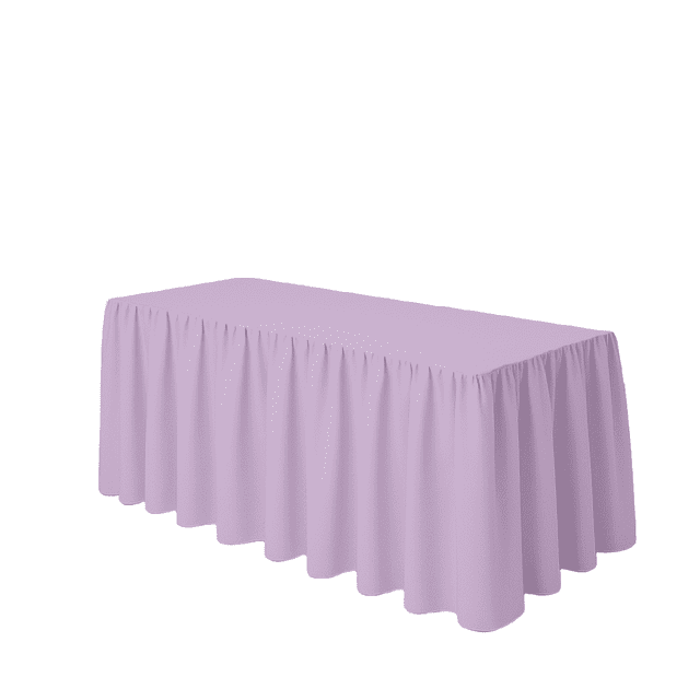 Mantel Bambalina Para Mesa De 1.80 x 0.75 Colores Lila