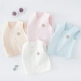 thumbnail image 3 of Hotiary Infant Toddler Baby Cotton Sleeveless Vest Outwear Boys Girls Warm Fashion Windproof Button down Cardigan Padded Waistcoat for 6 Months-5 Years, 3 of 3