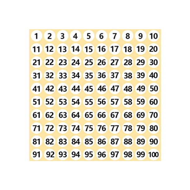 Etiqueta adhesiva de número, papel de etiqueta de color, etiqueta adhesiva de placa de cobre, papel de etiqueta de tamaño, etiqueta adhesiva de número, etiqueta de letra de número redondo