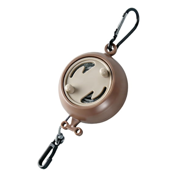 Tendedero resistente y portátil para ahorrar espacio, accesorios para camping, hotel e interiores. Beige