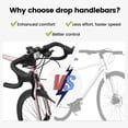 thumbnail image 4 of Ambifirner 700C Road Bike, 16-Speed Outdoor Bike Disc Brakes, Racing Bike, City Commuter Bicycle for Men Women, 4 of 8