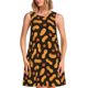 thumbnail image 1 of Fotbe Peanuts5 Vestido de Verano sin Mangas para Mujer – Vestido Midi Línea A, Estilo Camiseta Floral, Vestido Playero Casual y Fluido, 1 of 7