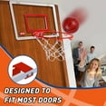 JBee Ctrl Mini Basketball Hoop for Kids Indoor Mini Hoop over the Door